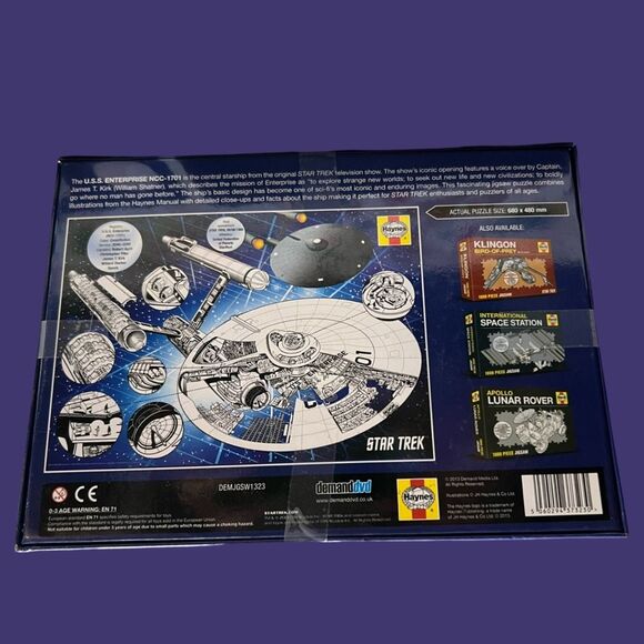Star Trek USS Enterprise Haynes Edition Puzzle - Picture 4 of 4